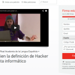 Los Hackers no són delincuentes – Recogida de firmas para cambiar la definición de la RAE